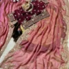 RC1 Fendy Sattin Embroidery Work Festival Saree Wholesale Surat