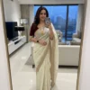 RC1 Fandy Sattin Trending Bollywood Party Wear Saree Wholesale Surat