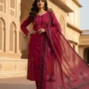 KR 400 Cotton Cherry Mirror Work Readymade Dress Wholesale Surat