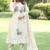 KR 401 Cotton Embroidery Work Festival Readymade Dress Wholesale Surat