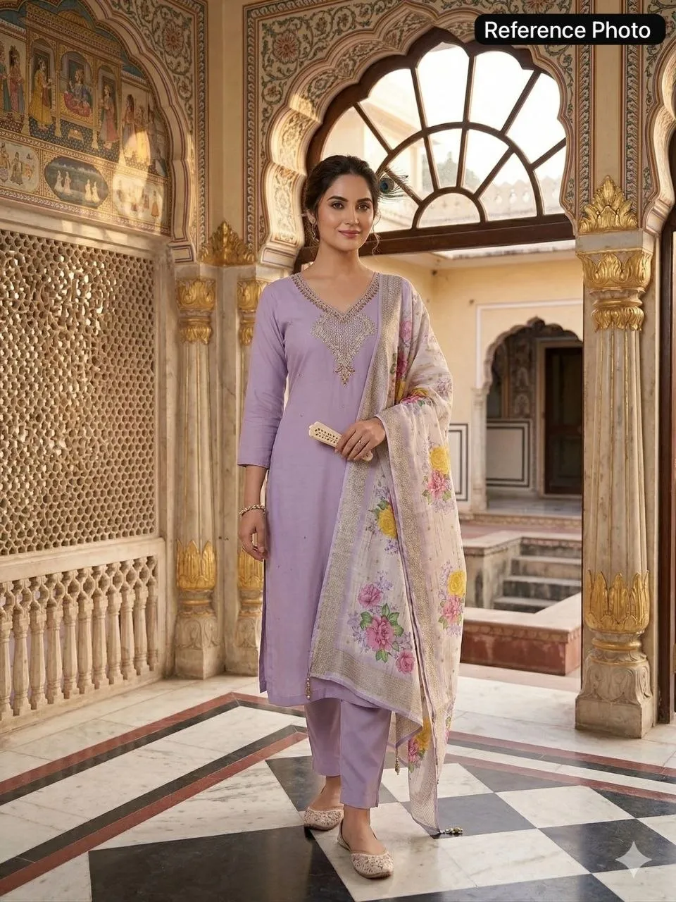 KR 410 Mul Chanderi Designer Hand Work Readymade Dress Wholesale Surat