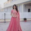 Moni 5063 Fendi Silk Embroidery Work Wedding Lehenga Choli Wholesale Surat