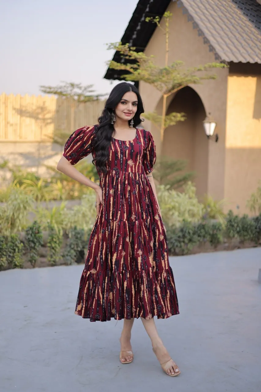 Moni 1252 Printed Cotton Readymade Kurti Wholesale Surat