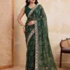 Kiara Georgette Bandhej Printed Festival Saree Wholesale Surat