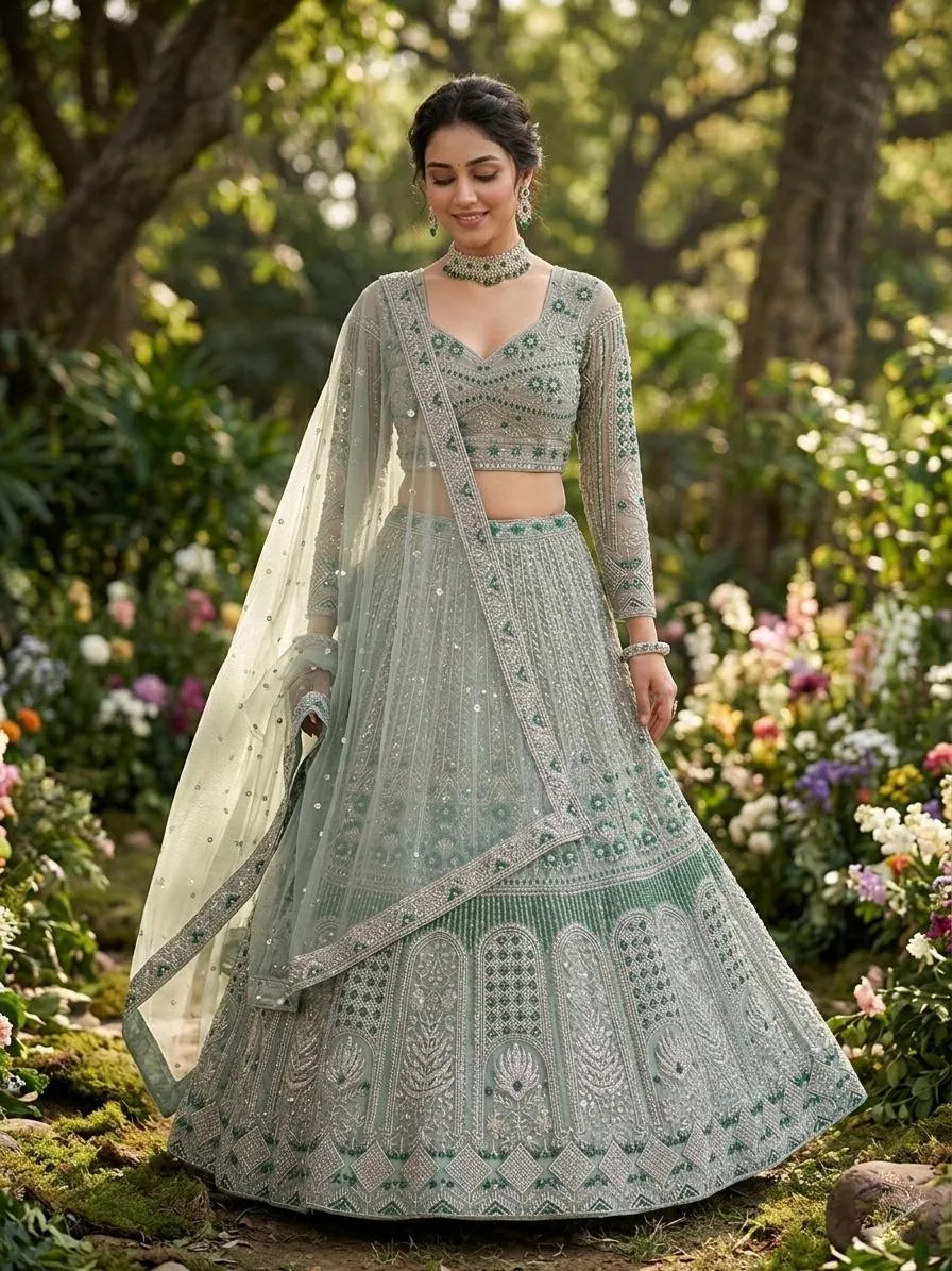 SBD 1768 Soft Net Sequins Work Wedding Lehenga Choli Wholesale Surat