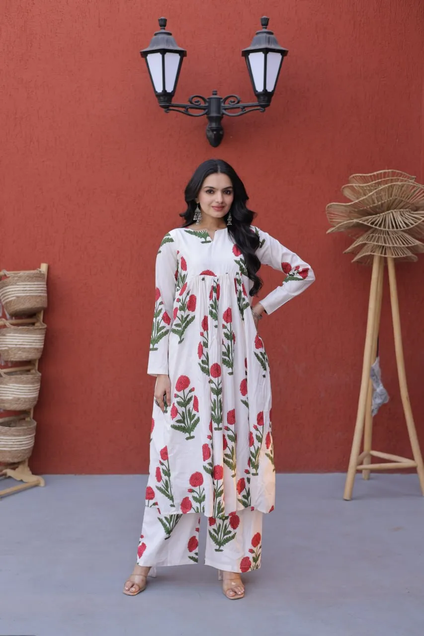 Moni 1250 Cotton Printed Festival Kurti Wholesale Surat