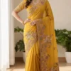Kiara Animal Moss Chiffon festival Saree Wholesale Surat
