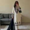 BV 386 Roman Silk Embroidery Festival Readymade Dress Wholesale Surat