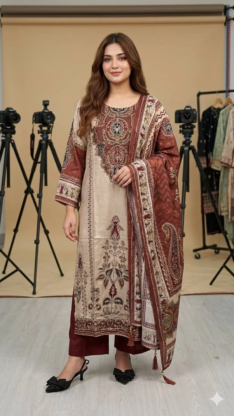 BV 462 Printed Chinon Festival Readymade Dress Wholesale Surat