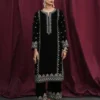 Latest C585 1335 Velvet Embroidery Work Readymade Dress Wholesale Surat 2026
