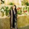 C585 1415 Velvet Zari Embroidery Work Party Wear Sharara Suit Wholesale Surat