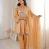 Mohini 9325 Mirror Embroidery Work Top Pant Dupatta Surat Wholesale