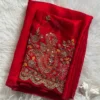 WMS Sartin Silk Embroidery Work Daily Wear Saree Wholesale Surat