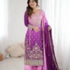 Deepika SP36 Shaded Chinon Silk Thred Work Sharara Suit Wholesale Surat