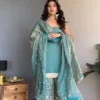 Sabina 5995 Fendy Silk Sequnce Sharara Suit Wholesale Surat