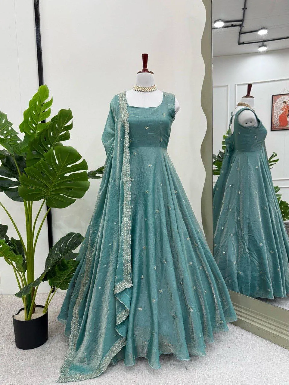 Deepika 5998 Sequnce Work Gown Wedding Wear Wholesale Surat