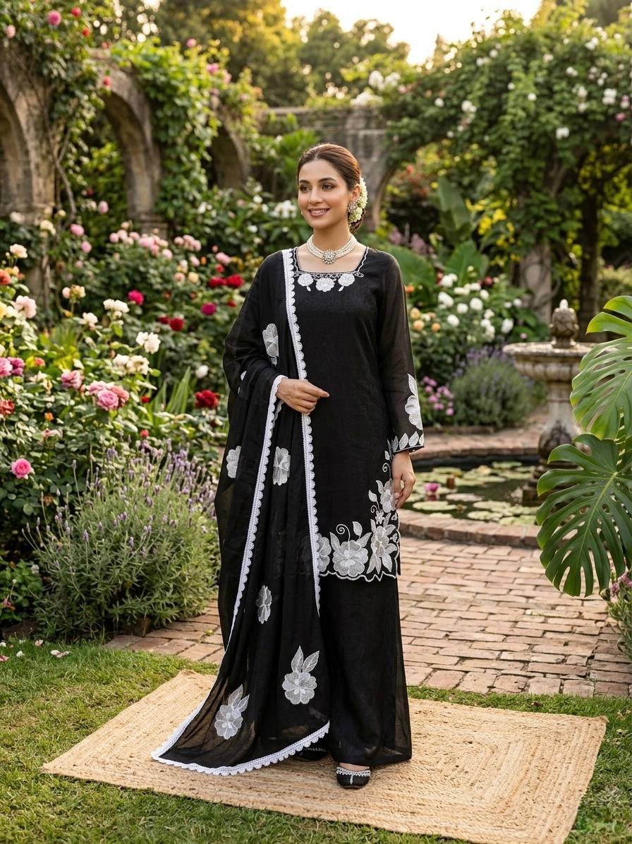 Sabina 5337 Fendy Silk Embroidery Readymade Dress Wholesale