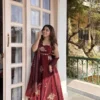 Deepika 6011 Fendy Silk Thread Work Festival Gown Sharara Wholesale Surat