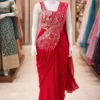 Madhuri 255 Trending Georgette Embroidery Ready To Wear Saree Wholesale Surat
