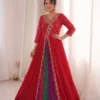 Madhuri 260 Georgette Anarkali Embroidery Gown Wholesale Surat