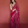 SBD 1847 Georgette Mirror Work Bollywood Party Wear Saree Wholesale Surat