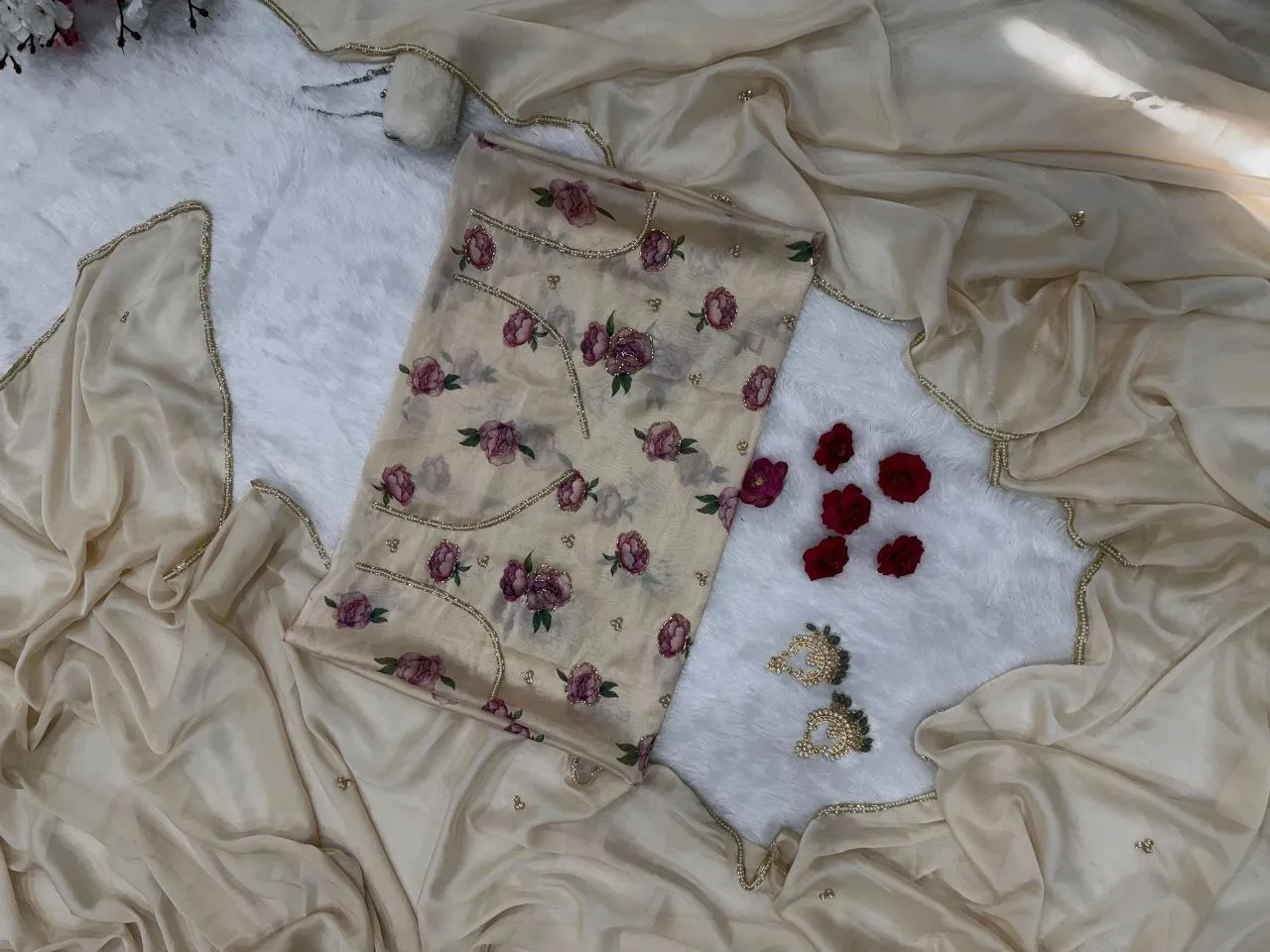 SWT 1196 Rangoli Silk Hand Work Festival Saree Wholesale Surat