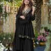 Sabina 5339 Tebby Organza Silk Mirror Work Sharara Suit Wholesale