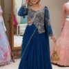 Madhuri258 Rangoli Trending Embroidery Ready To Wear Saree Wholesale Surat