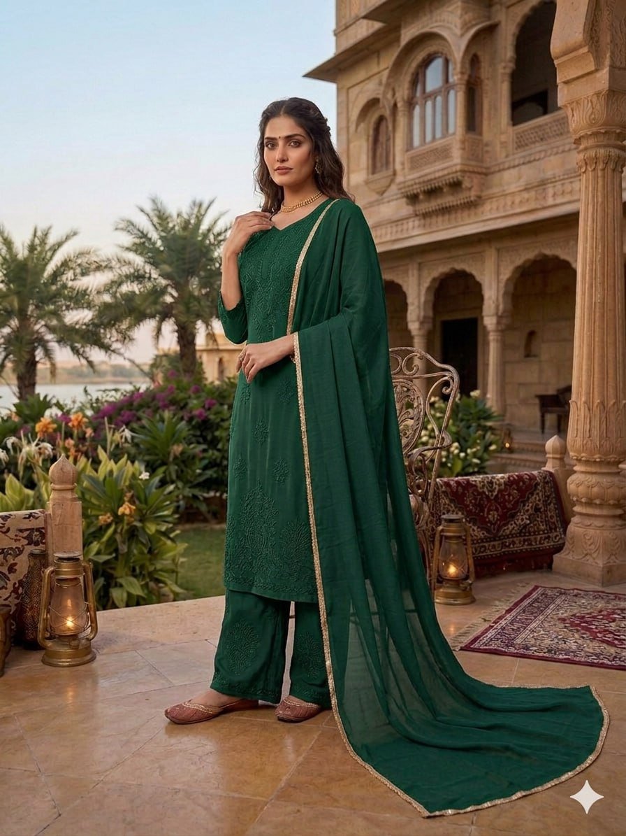 BV 394 Georgette Festival Readymade Dress Wholesale Surat