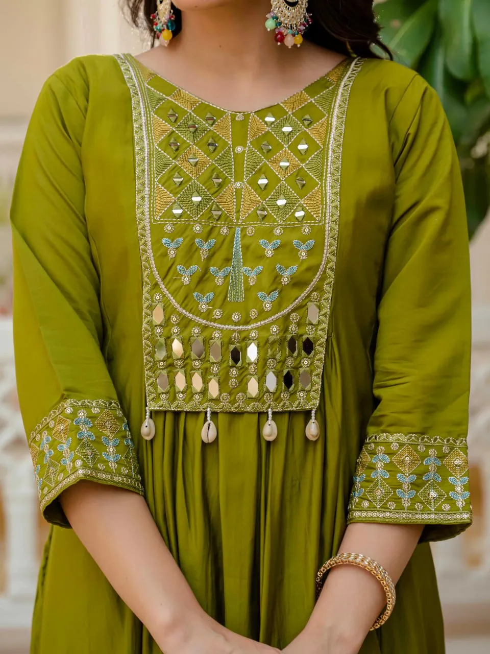 Stylish Lila 126 Roman Silk Mirror Work Readymade Dress Wholesale 2026
