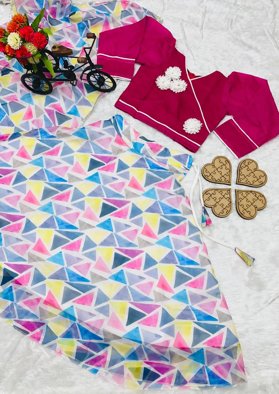 Latest Baby 158 Organja Silk Party Wear Kid Wear Wholesale 2026