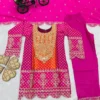 Stylish Baby 186 Chinon Silk Embroidery Shalwar Suit Kid Wear Wholesale 2026