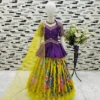 Beautiful Baby 197 Chinon Silk Embroidery Top Lahenga Kid Wear Wholesale 2026