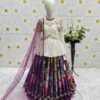 Baby 199 Chinon Silk Top Lahenga Kid Wear Wholesale