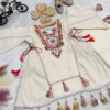 Launching Baby 225 Khadi Cottan Embroidery Top Plazzo Kid Wear Wholesale 2026