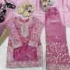 Launching Baby 244 Gmy Silk Festival Sharara Suit Kids Wholesale 2026