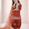 Launching Baby 245 Natural Crep Party Wear Salwar Suit Kids Wear Wholesale 2026