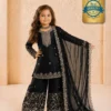 Baby 244 Gmy Silk Festival Sharara Suit Kids Wholesale