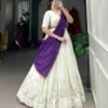 Buy WMN 1502 Georgette Mirror Work Lehenga Choli Wholesale 2026