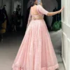 Beautiful WMN 1426 Gold Crush Embroidery Party Wear Lehenga Choli Wholesale 2026