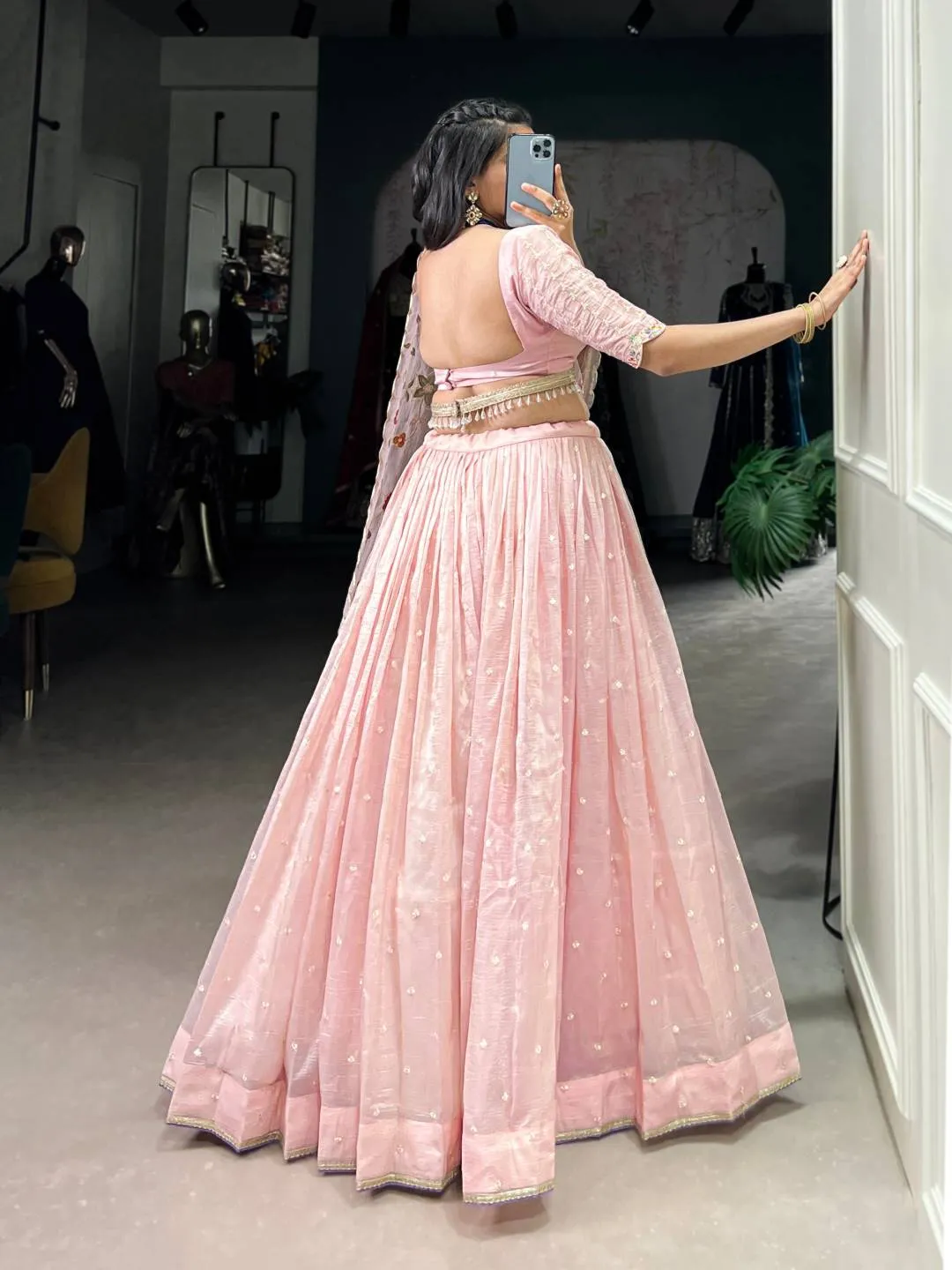 Beautiful WMN 1426 Gold Crush Embroidery Party Wear Lehenga Choli Wholesale 2026