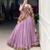1237 Varnika Vichitra Silk Embroidery Lehenga Choli Wholesale