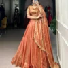 Stylish WMN 1440 Fendi Embroidery Party Wear Lehenga Choli Wholesale 2026