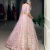 Stylish WMN 1453 Net Embroidery Party Wear Lehenga Choli Wholesale 2026