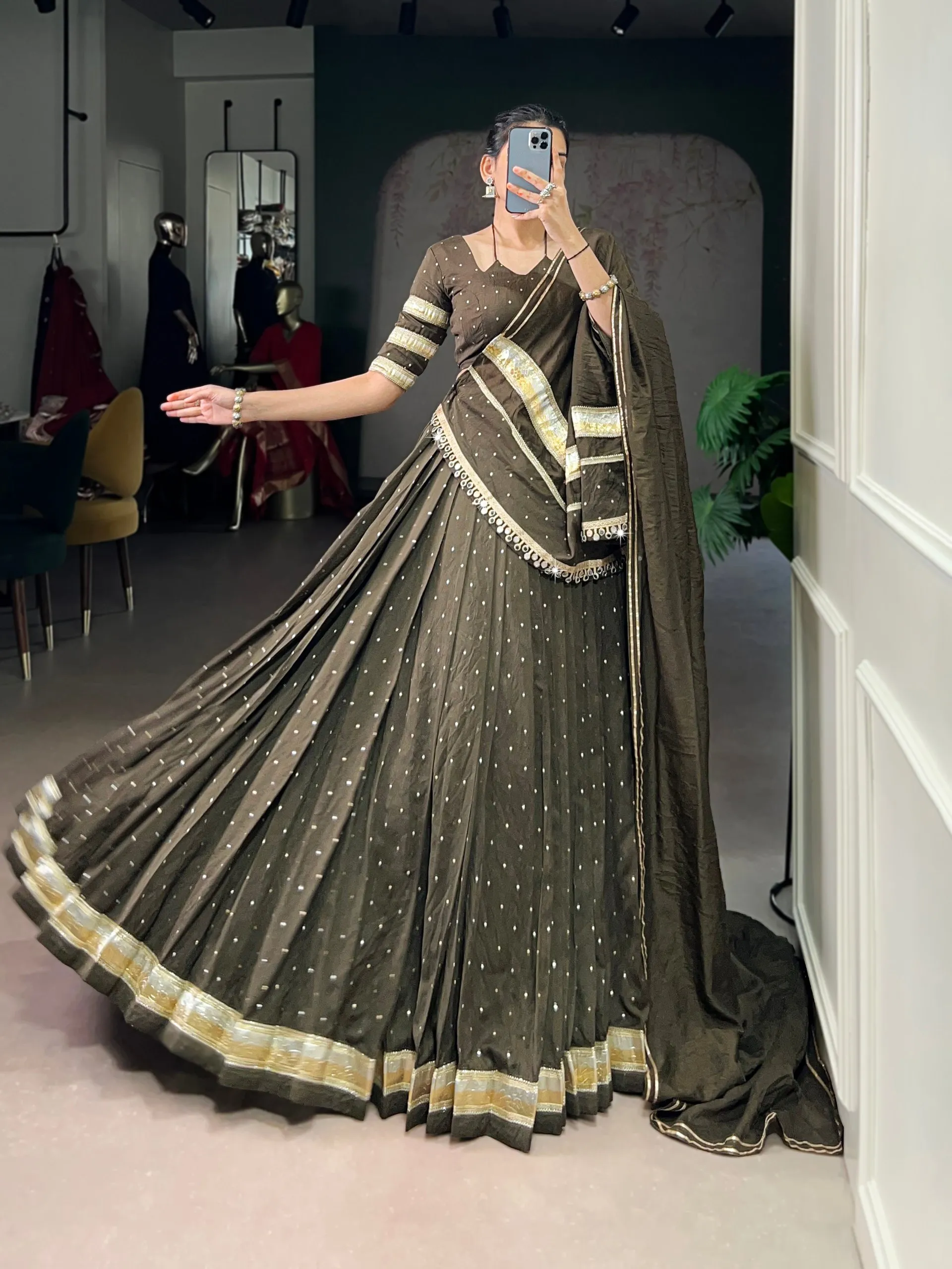 Launching WMN 1664 Chanderi Sakhi Weaving Lehenga Choli Wholesale 2026