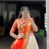 Stylish WMN 2007 Vichitra Silk Festival Weaving Lehenga Choli Wholesale 2026