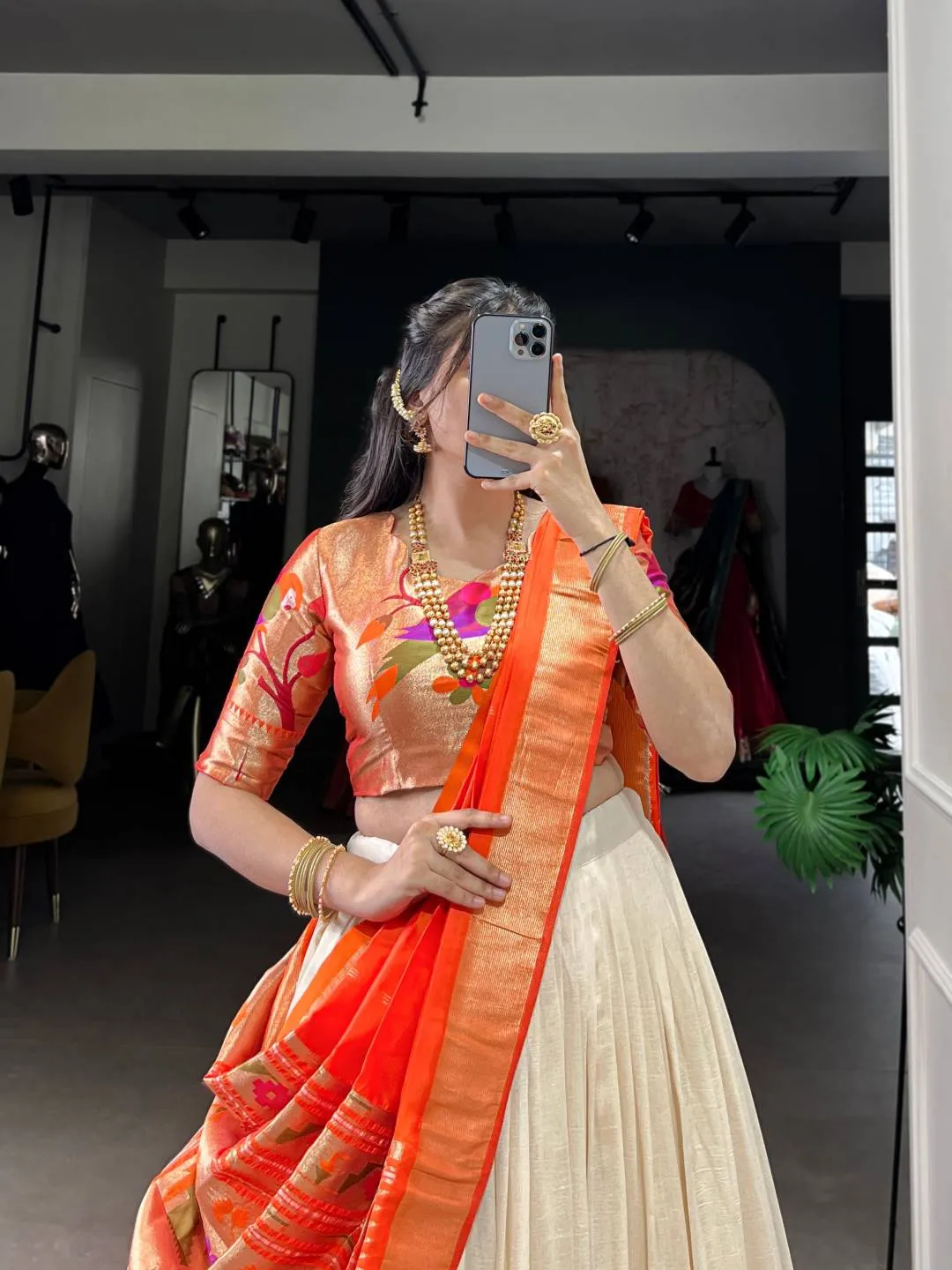 Stylish WMN 2007 Vichitra Silk Festival Weaving Lehenga Choli Wholesale 2026