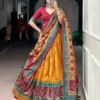 Buy WMN 1255 Tasar Silk Printed Work Lehenga Choli Wholesale 2026