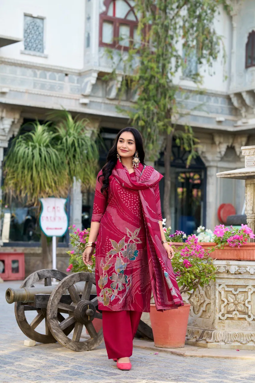 Beautiful 3301 Livaa Roman Silk Hand Work Reeadymade Dress Wholesale 2026