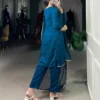 Stylish WMN 3043 Vichitra Silk Handwork Work Reeadymade Dress Wholesale 2026